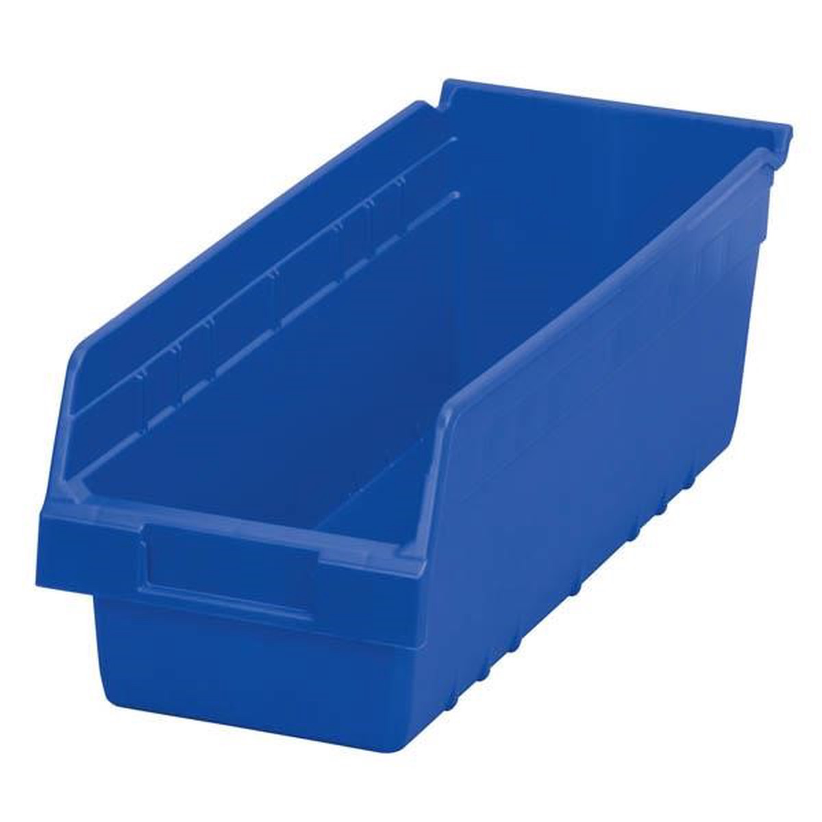 Akro-Mils ShelfMax Bin, 17 7/8"L x 6"H x 6 5/8"W, Blue, 1/Each