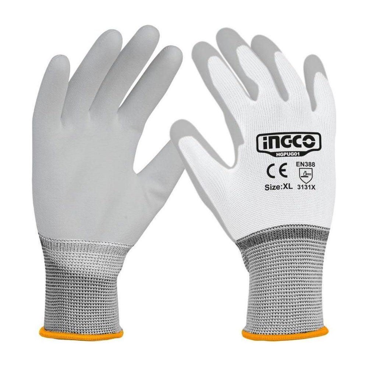 Ingco HGPUG01 PU Coated Gloves