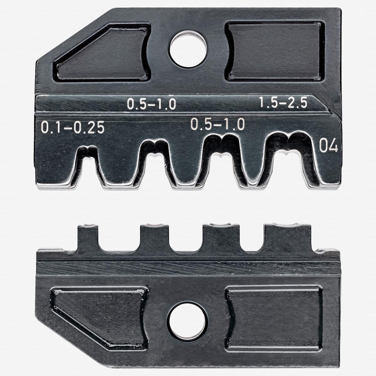 Knipex Crimping Die – Non-insulated Plug Connectors, AWG 27-13