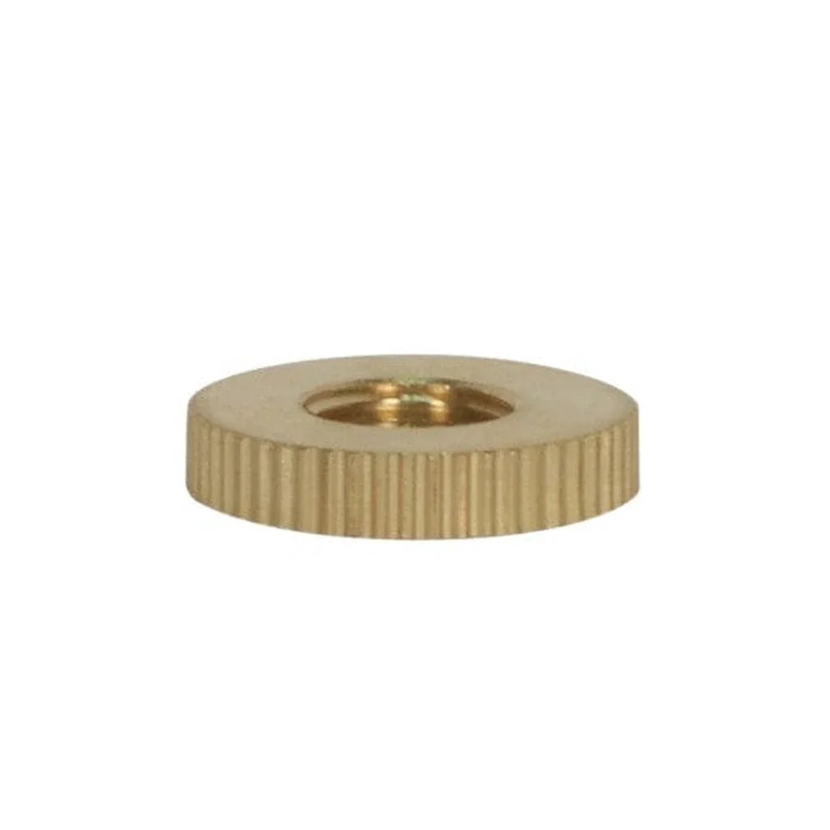 1″ KNURL SOLID BRASS CHECK