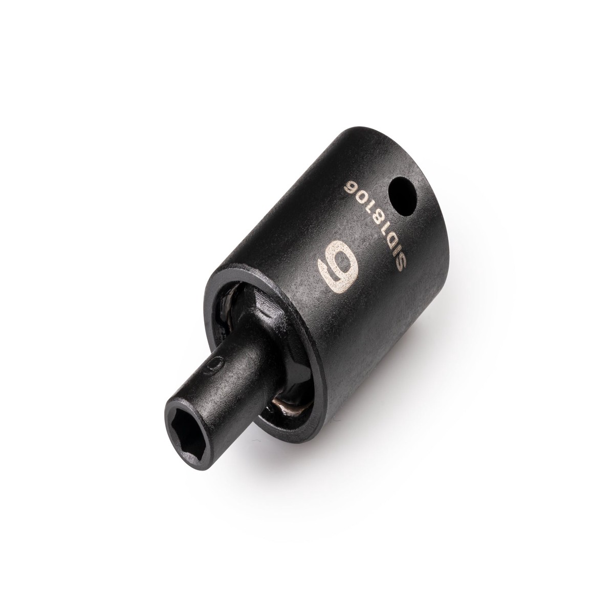 3/8 Inch Drive x 6 mm Shallow 6-Point Universal Joint Impact Socket