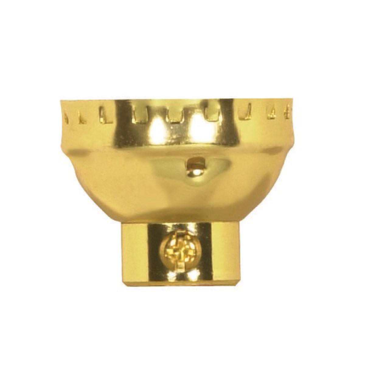 Aluminum Cap With Paper Liner – 1/4 IP With Set Screw – Brite Gilt Finish – 500-Pack