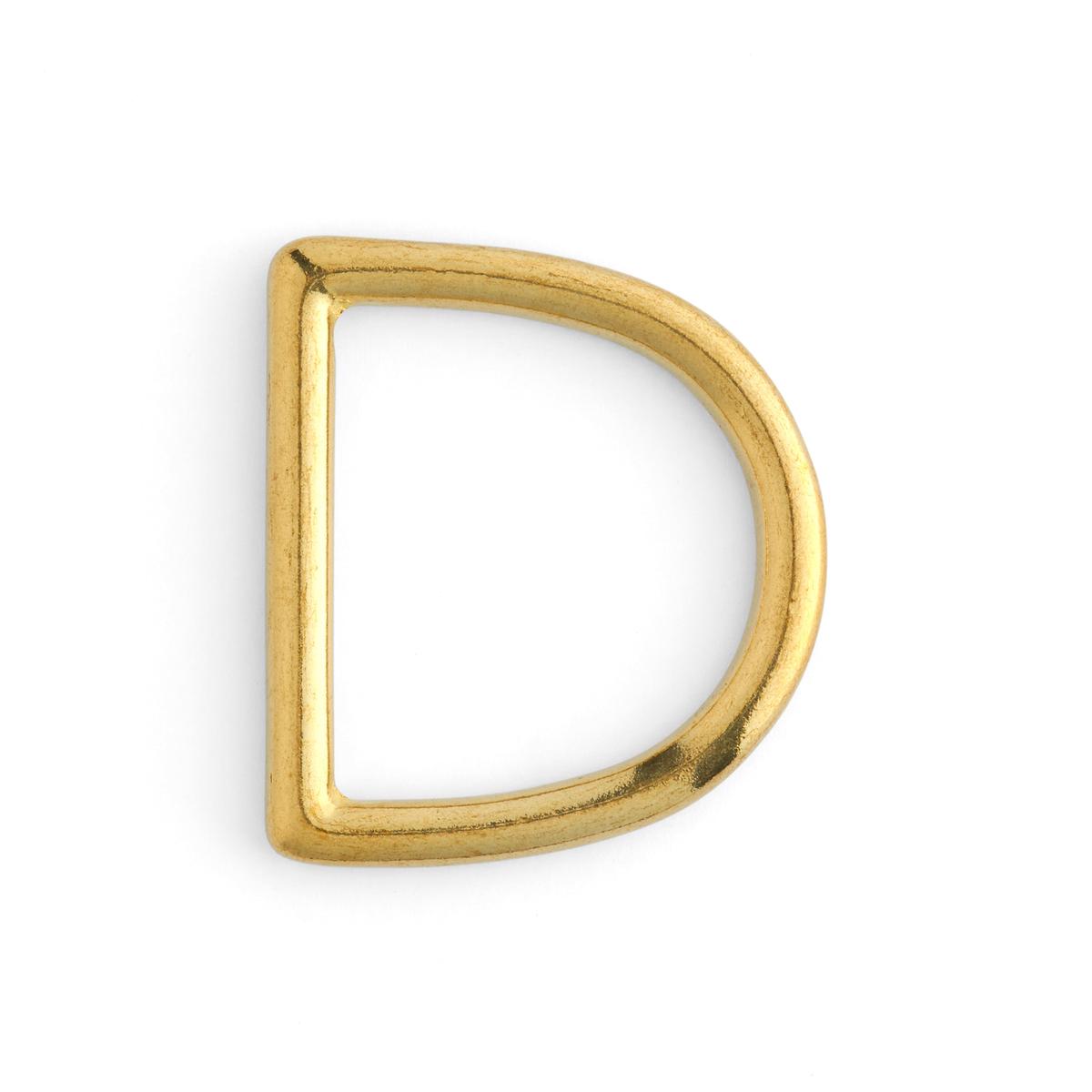 Cast D-Rings – 1-1/4″ (32 mm) | Solid Brass