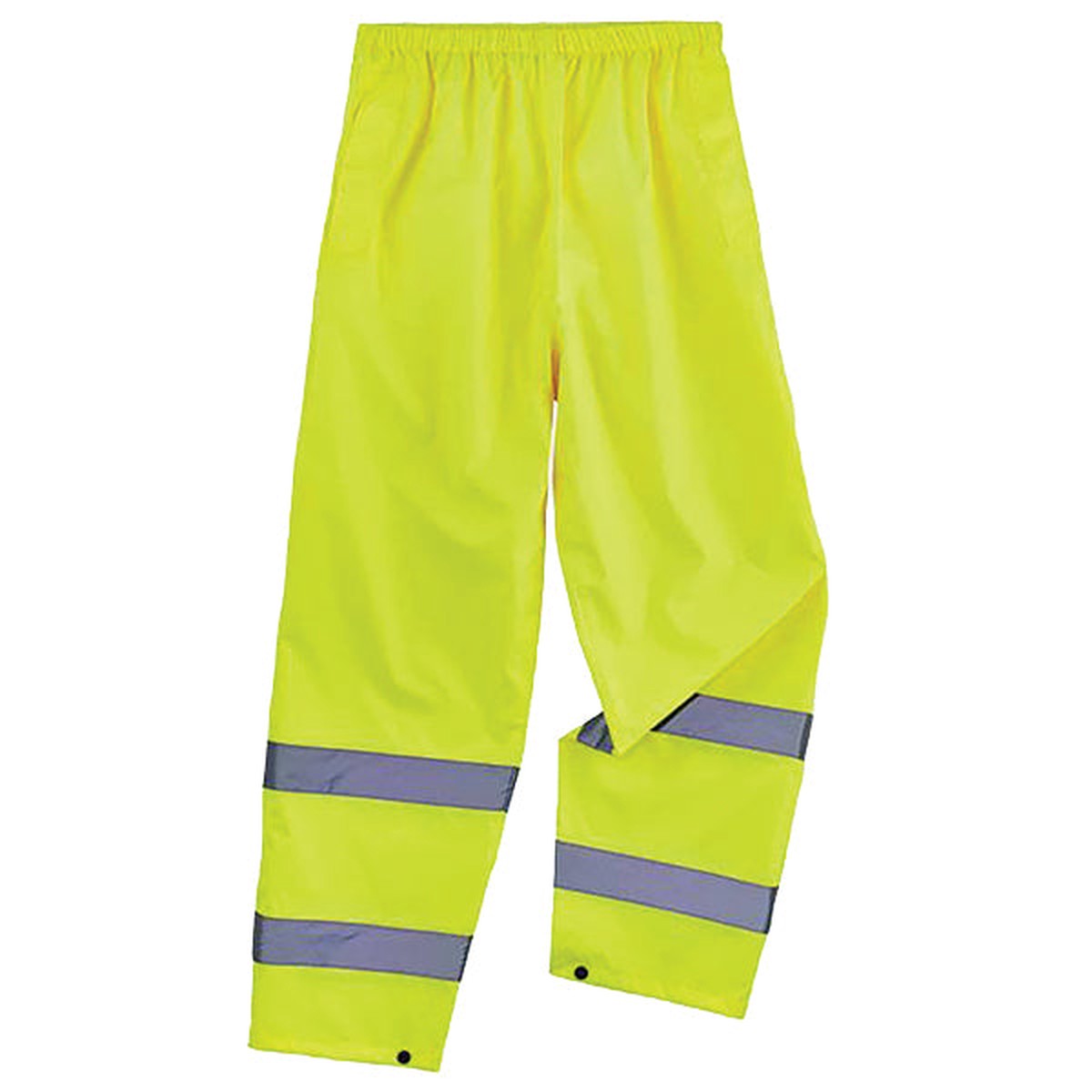 Ergodyne Glowear 8916 Lightweight Hi-Vis, Class E, Rain Pants, Small, Lime, 1/Each
