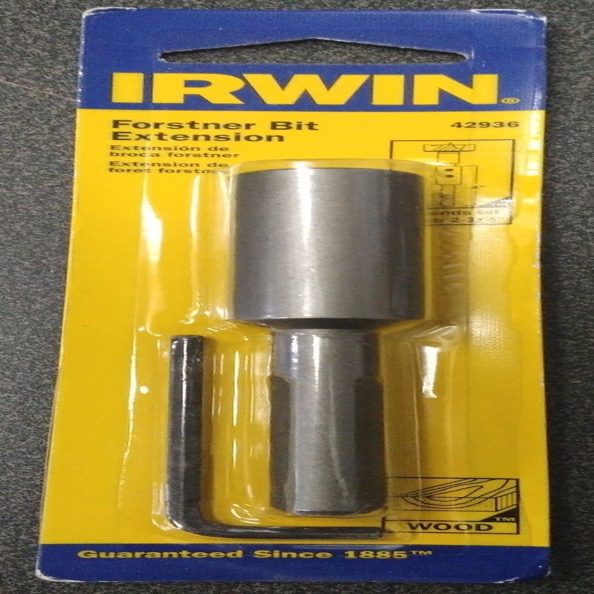 Irwin Tools 42936 4″ Forstner Bit Extension