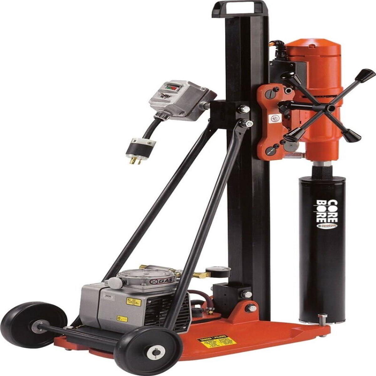 M-5 Heavy Duty Quick Disconnect Core Rig With Weka Motor – 11 Amp Weka DK22S (230V), Motor RPM: 800/1640/2430 422 | Combo Stand, Motor, Control Panel, Vacuum Pump