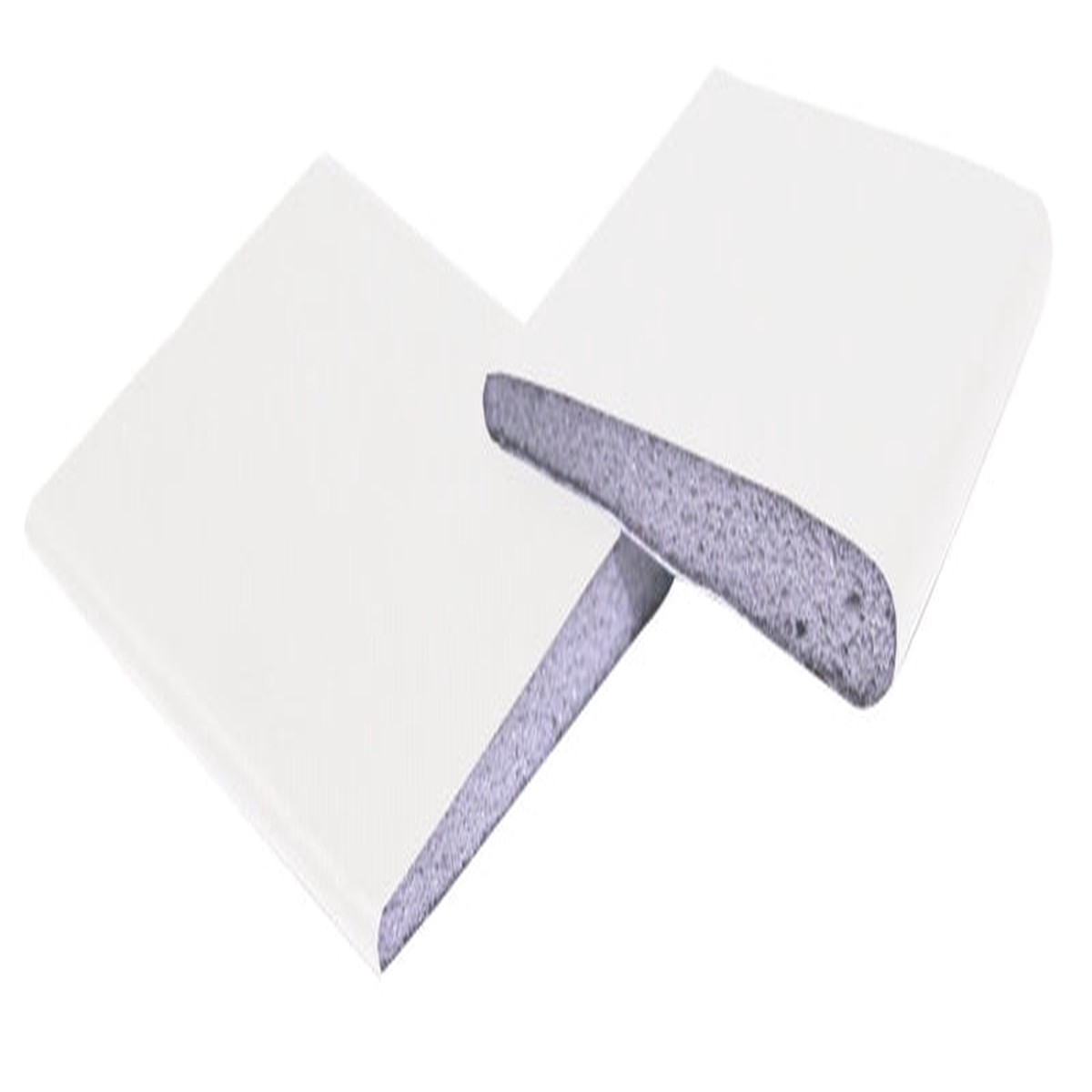 M-D 51502 Seal Door Corner 1-14 in W 18 in Thick 1-34 in L FoamNylon White