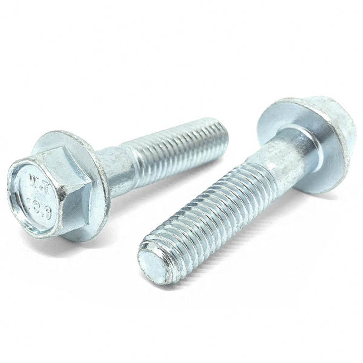 M10-1.5×55 Class 10.9 Hex Flange Bolts Zinc Clear