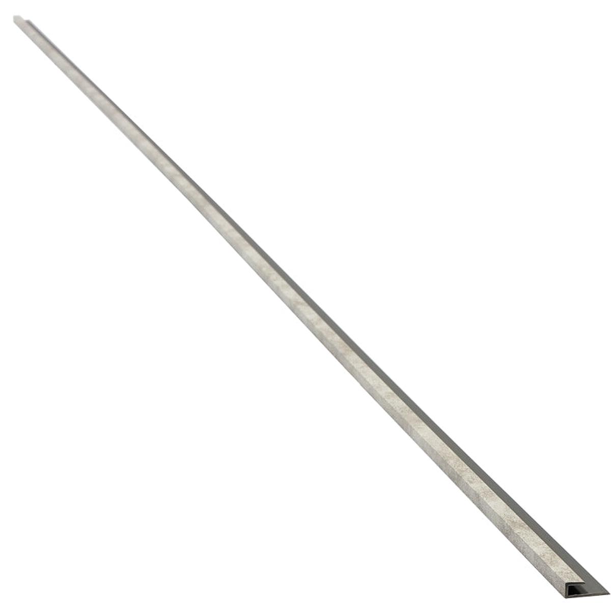 Palisade 19006 J-Trim, 94 in L, 0.93 in W, Vinyl, Wind Gust, Adhesive Installation