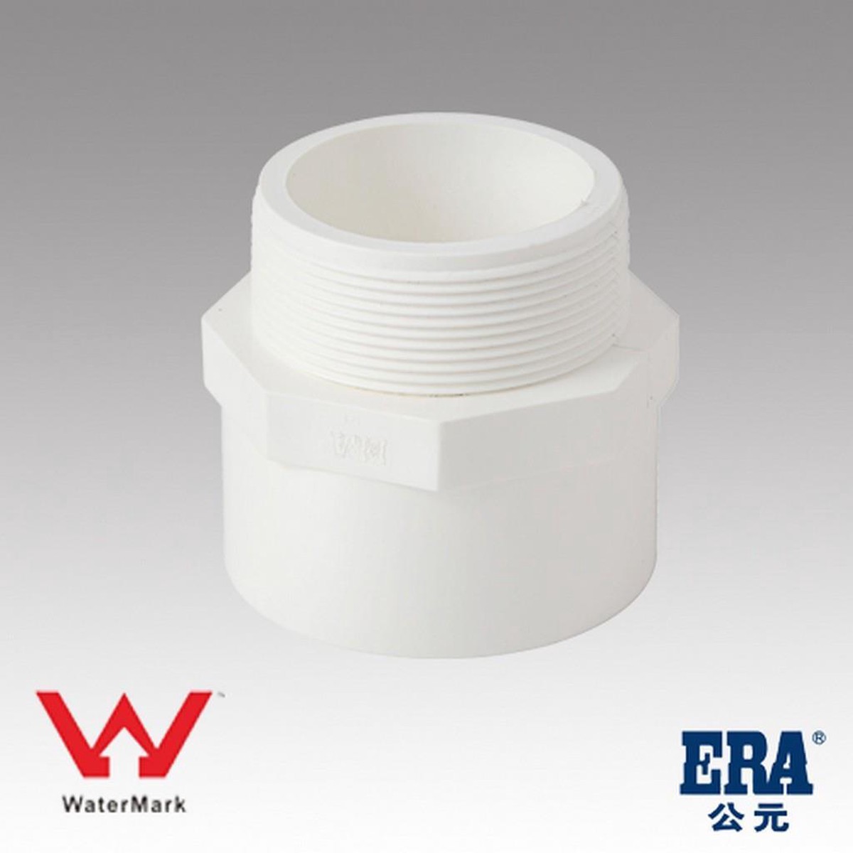 PVC Valve Socket Slip x Male Thread Cat. 17 40mm x 1-1/2″ BSP