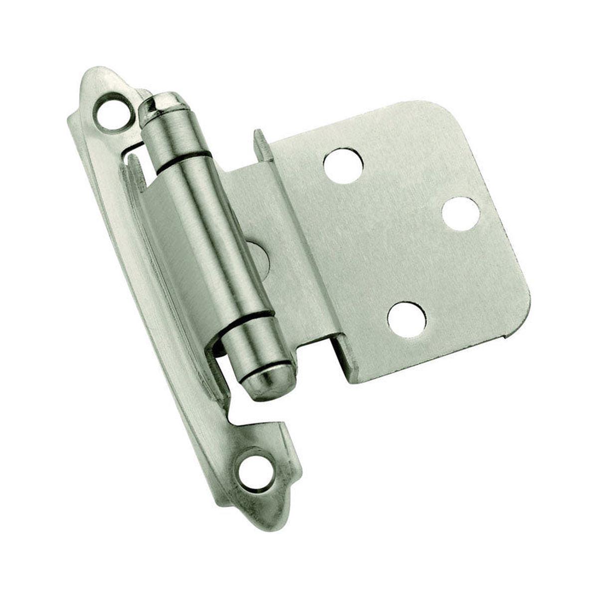 Amerock 2-3/8 in. L Self-Closing Hinge Nickel