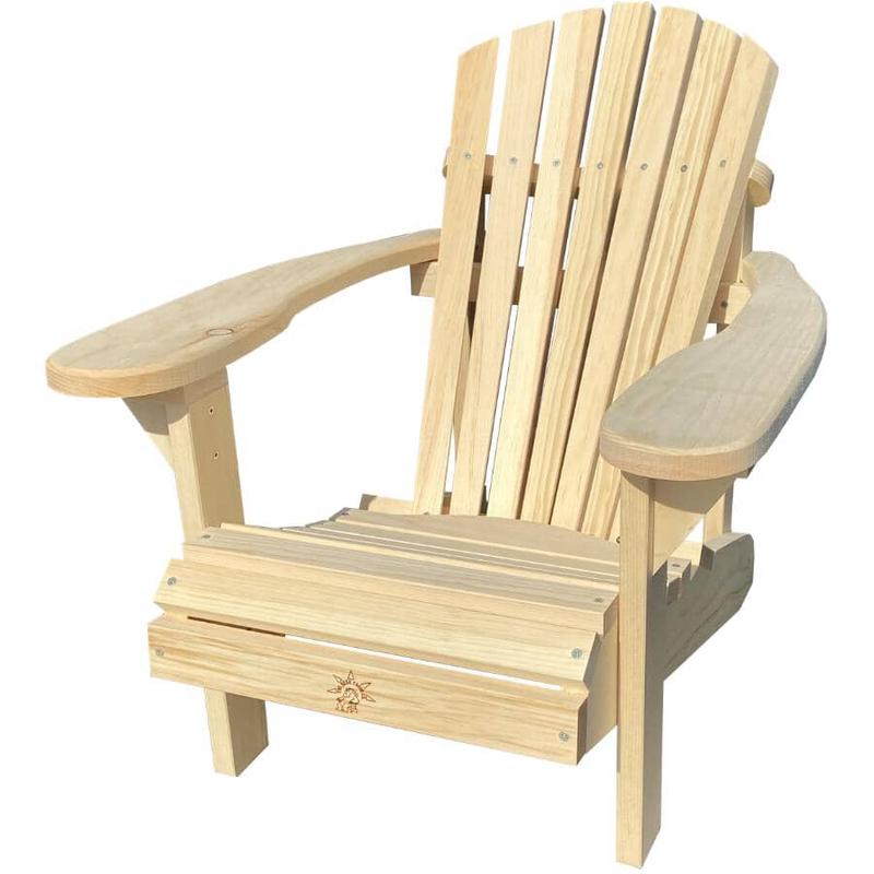 Baby Bear Pine Adirondak Chair – Unfinished