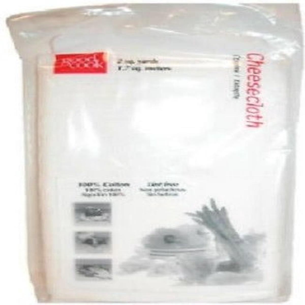 Bradshaw Intl Good Cook 11899 2 Square Yard Absorbent 100 Cheese Cloth 8211 Quantity of 6