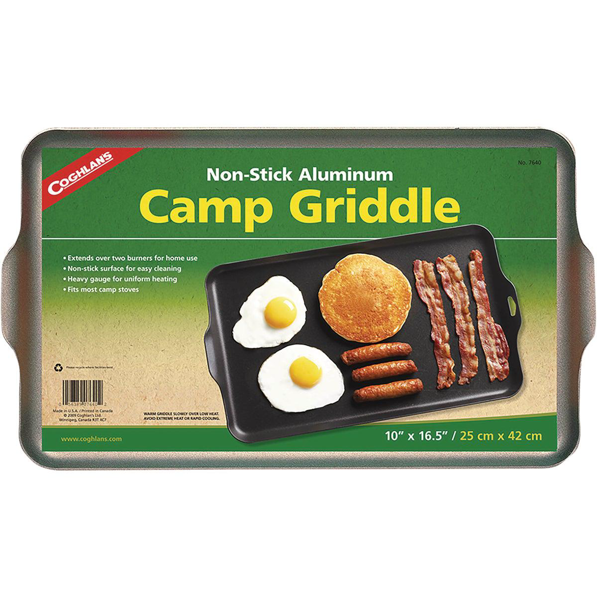 Coghlans 10 In x 165 In Non-Stick Aluminum 2-Burner Camp Stove Griddle