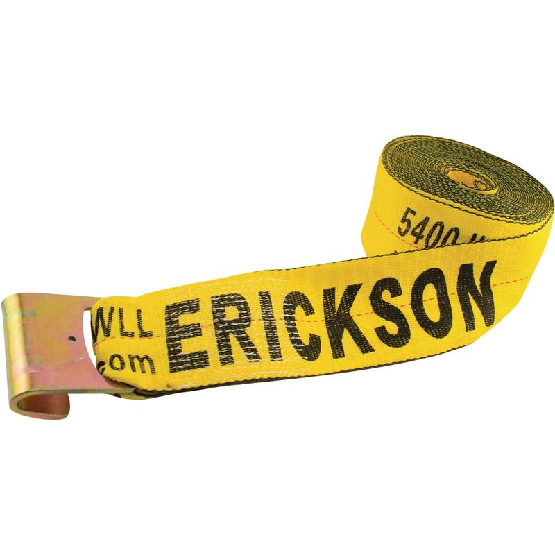 Erickson 4″ x 30′ Polyester Webbing Winch Strap
