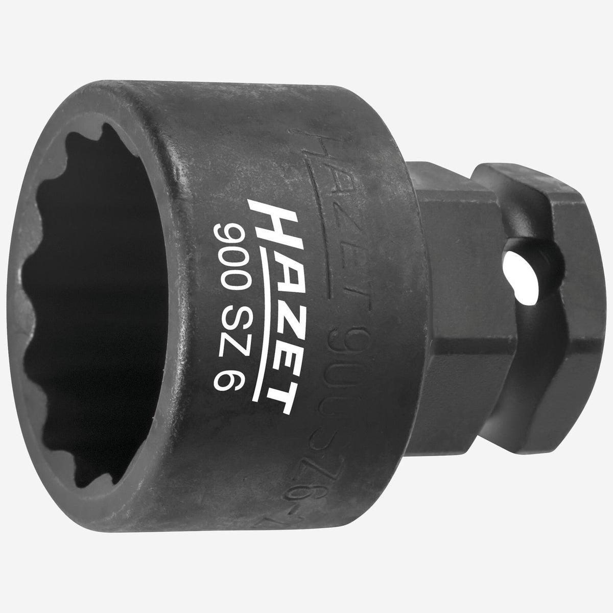 Hazet 900SZ6-32 32 mm Outside Hex Impact Socket, 1/2″ Drive, 24 mm Outside Hex Drive, 12 Point