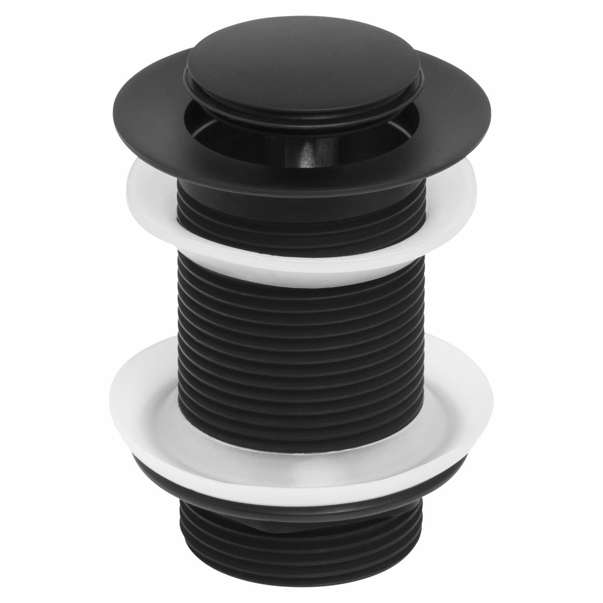 Johnson Suisse Venezia Pop-up Waste 32mm Without Overflow Matte Black
