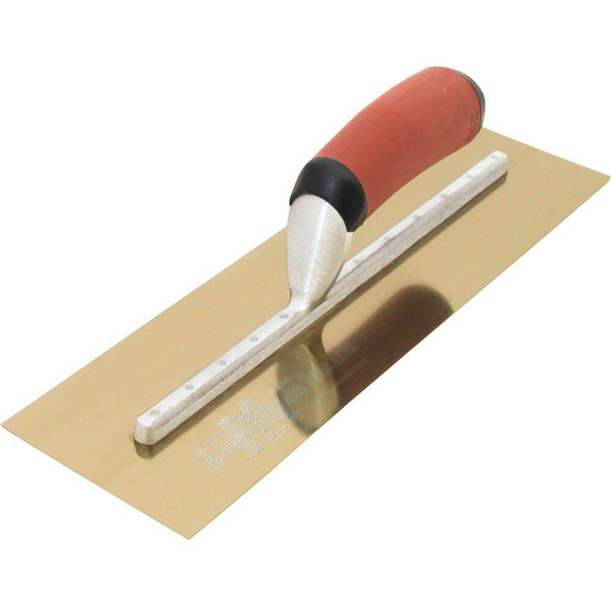 Marshalltown 406 X 127mm Finishing Golden Stainless Steel Durasoft Handle Trowel – MXS165GD – 13425