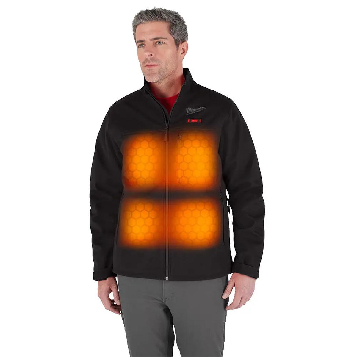 Milwaukee M100B-20M – M12 Heated TOUGHSHELL Jacket – Black M