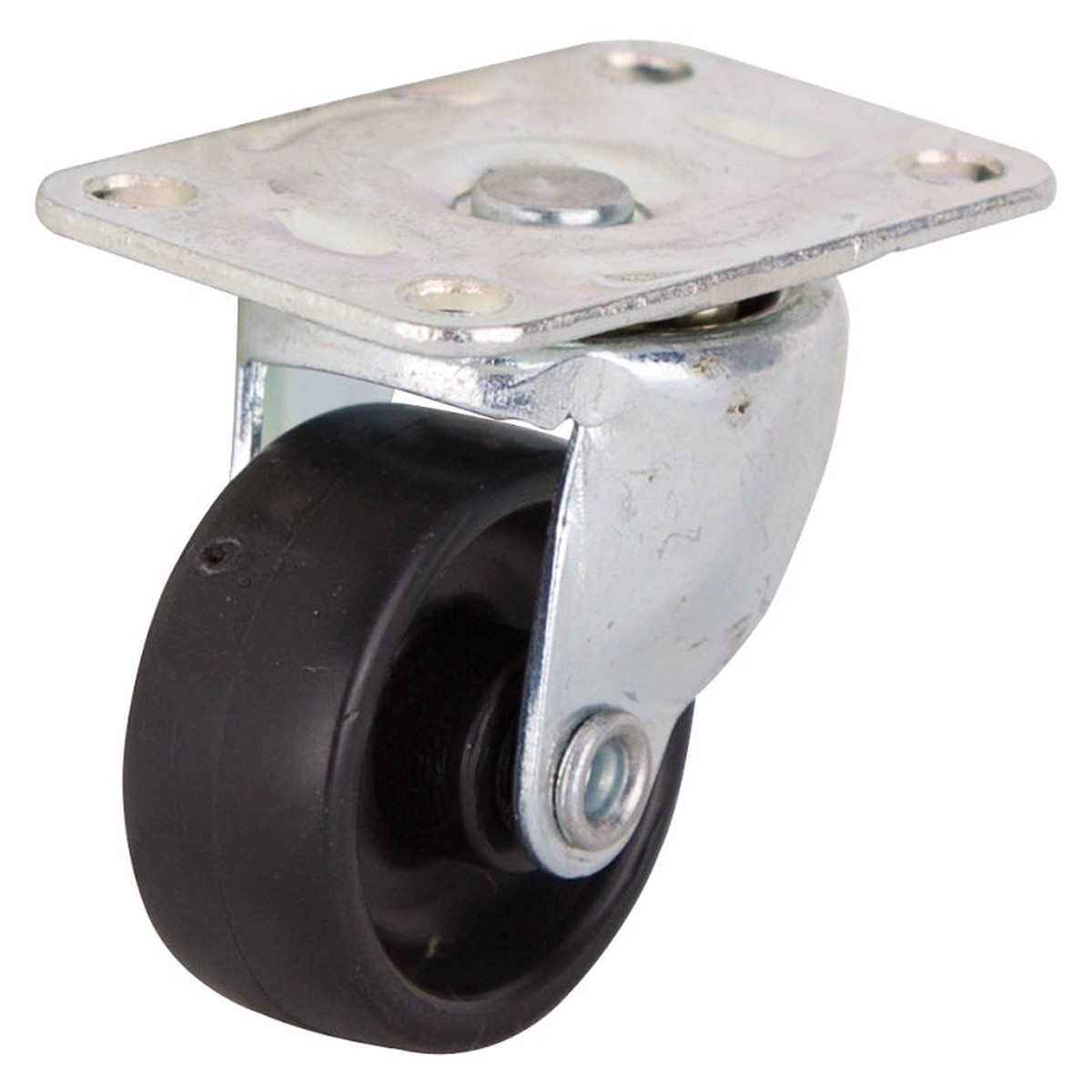 ProSource JC-B01-PS Swivel Caster 1-14 in Dia Wheel 12 in W Wheel Plastic Wheel Black 40 lb