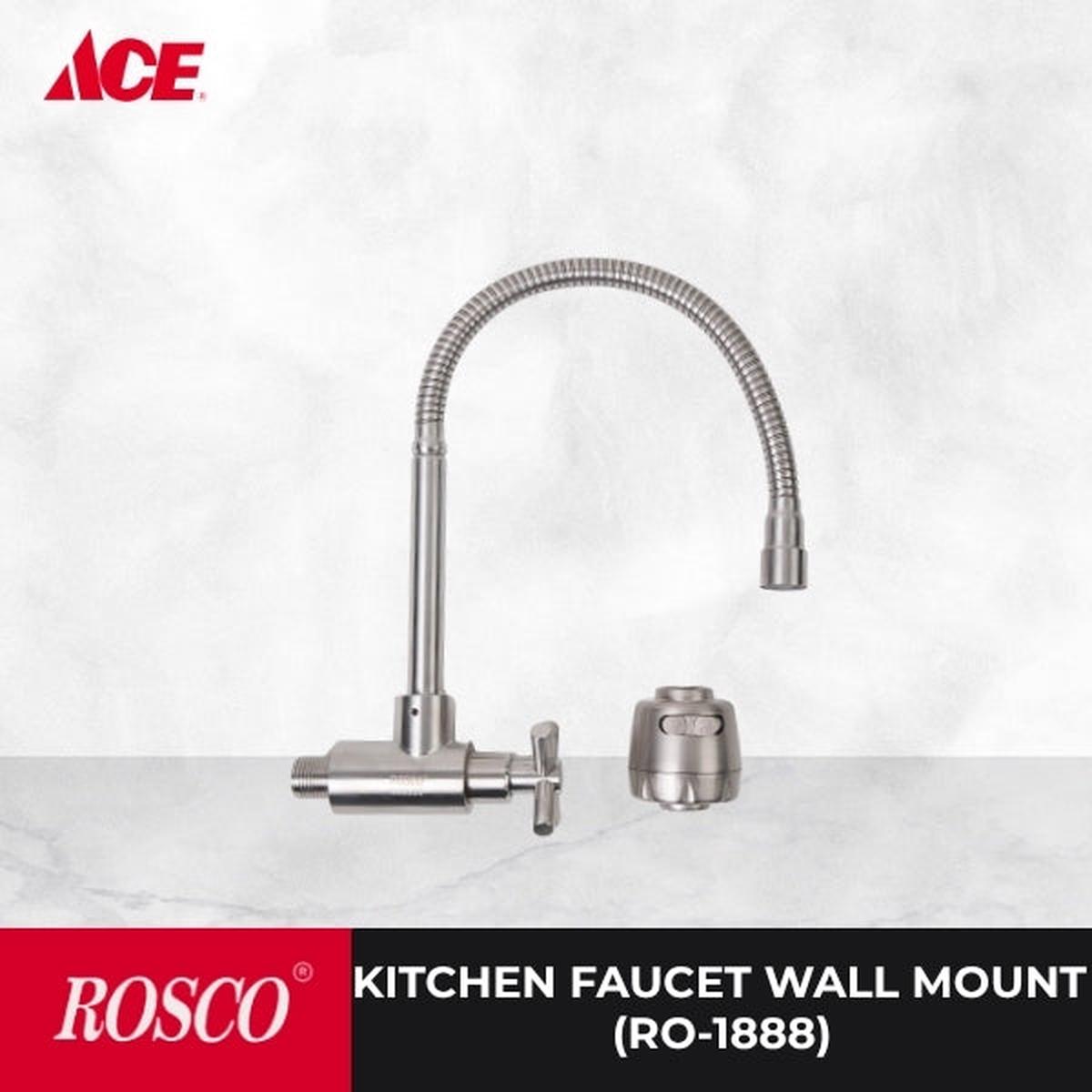 ROSCO Kitchen Faucet Wall Mount – Stainless Steel (RO-1888)