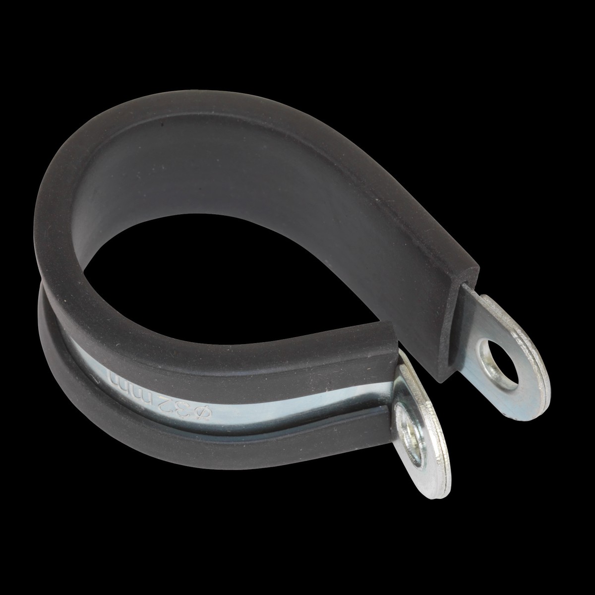 Sealey PCJ32 32mm Rubber Lined P-Clip – Pack of 25