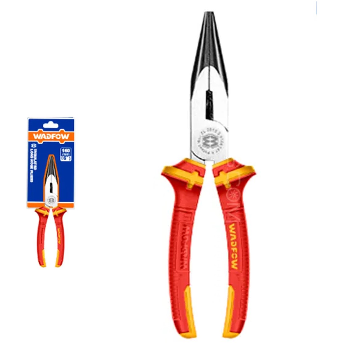 Wadfow WPL2936 Long Nose Insulated Pliers 6″