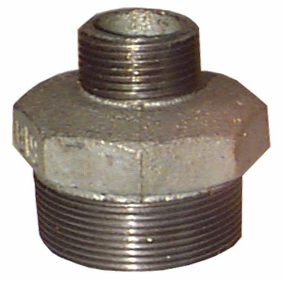 1/4″ x 1/8″ BSP Gal Mal Reducing Nipple Male Male Galvanised Malleable Steel