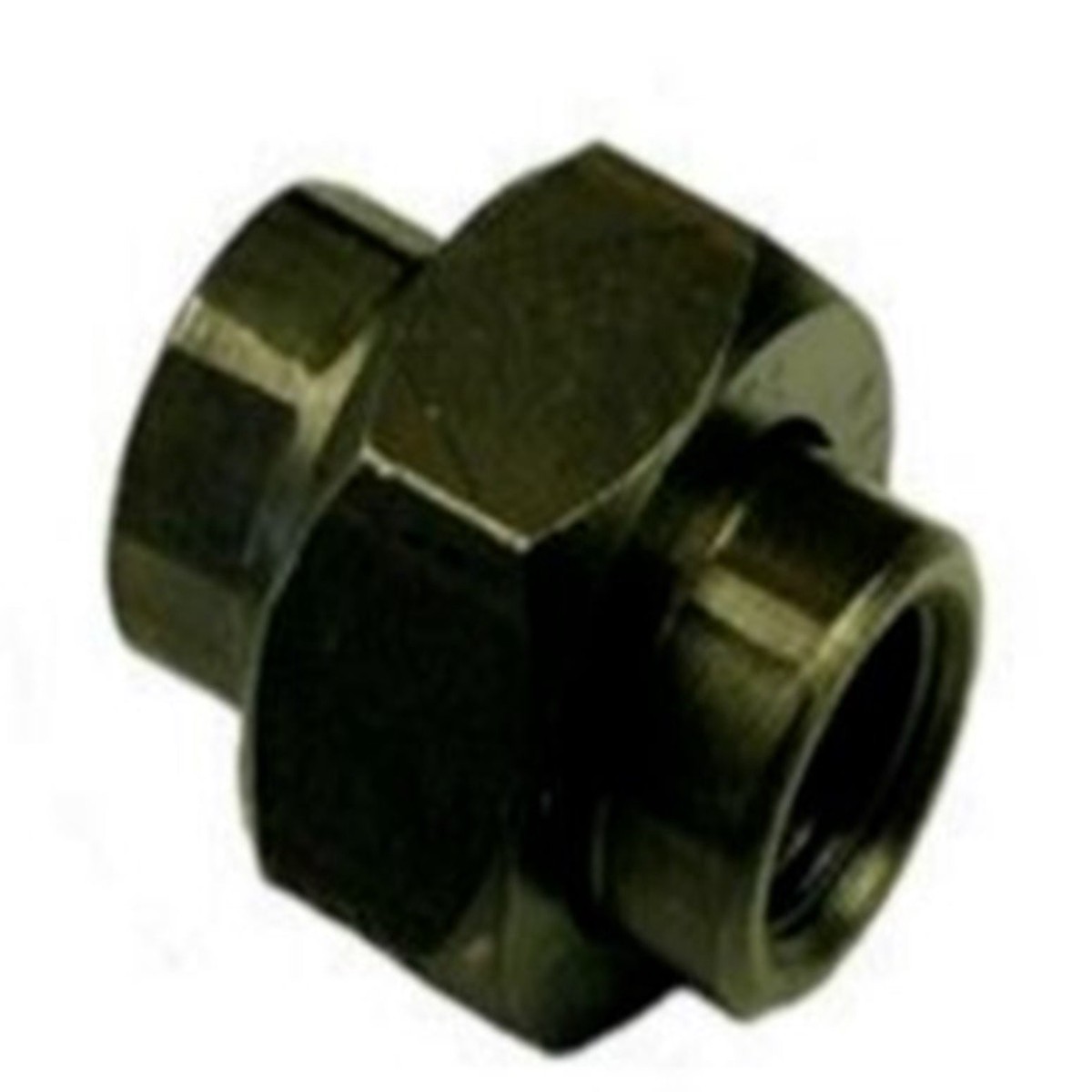 1″ BSP (25mm) Black Steel Union Female Female Thread Steel/Bronze Seat