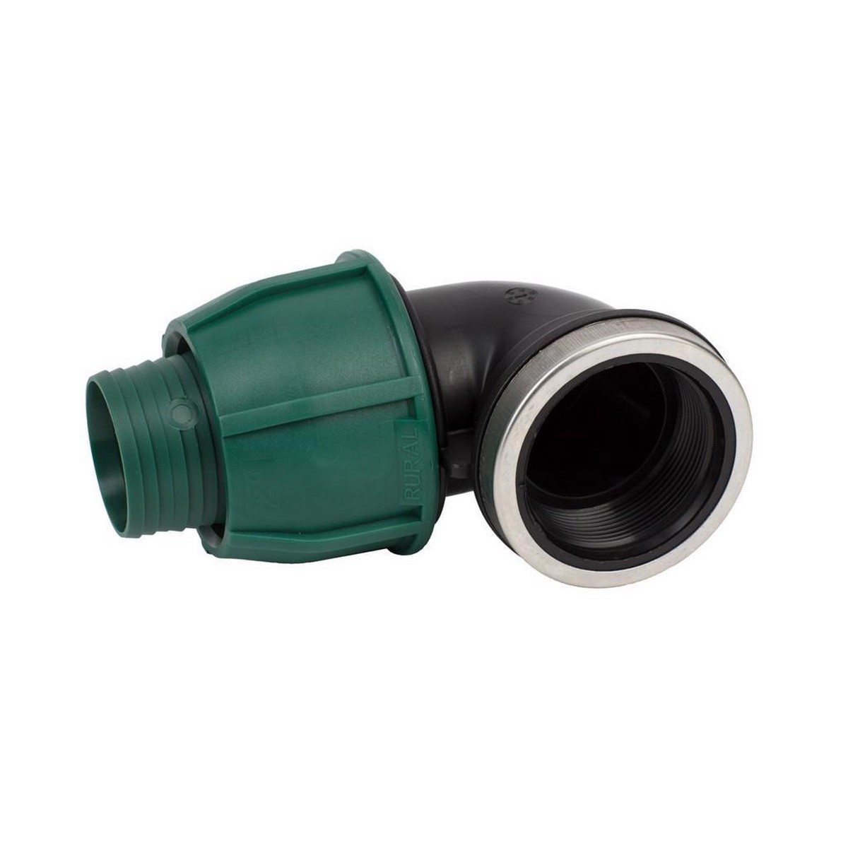 1″ x 1″ BSP Rural Female Elbow PE x Female Norma Rural Compression