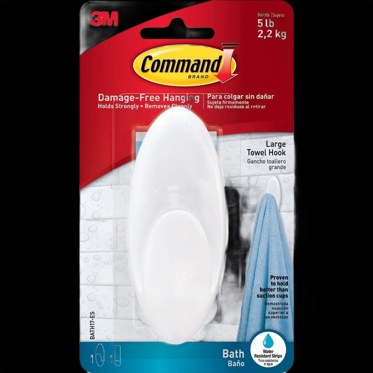 3M Command Large Towel Hook