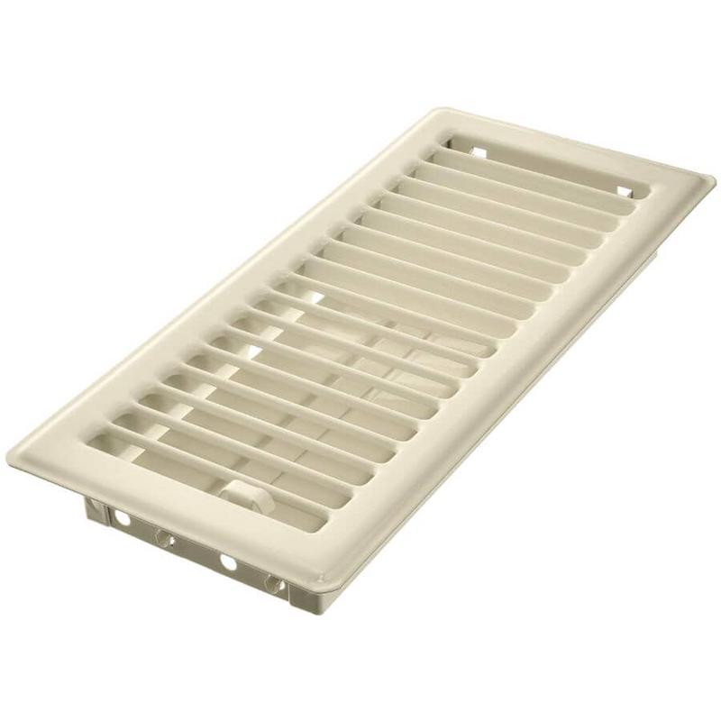 4″ x 10″ Almond Floor Register