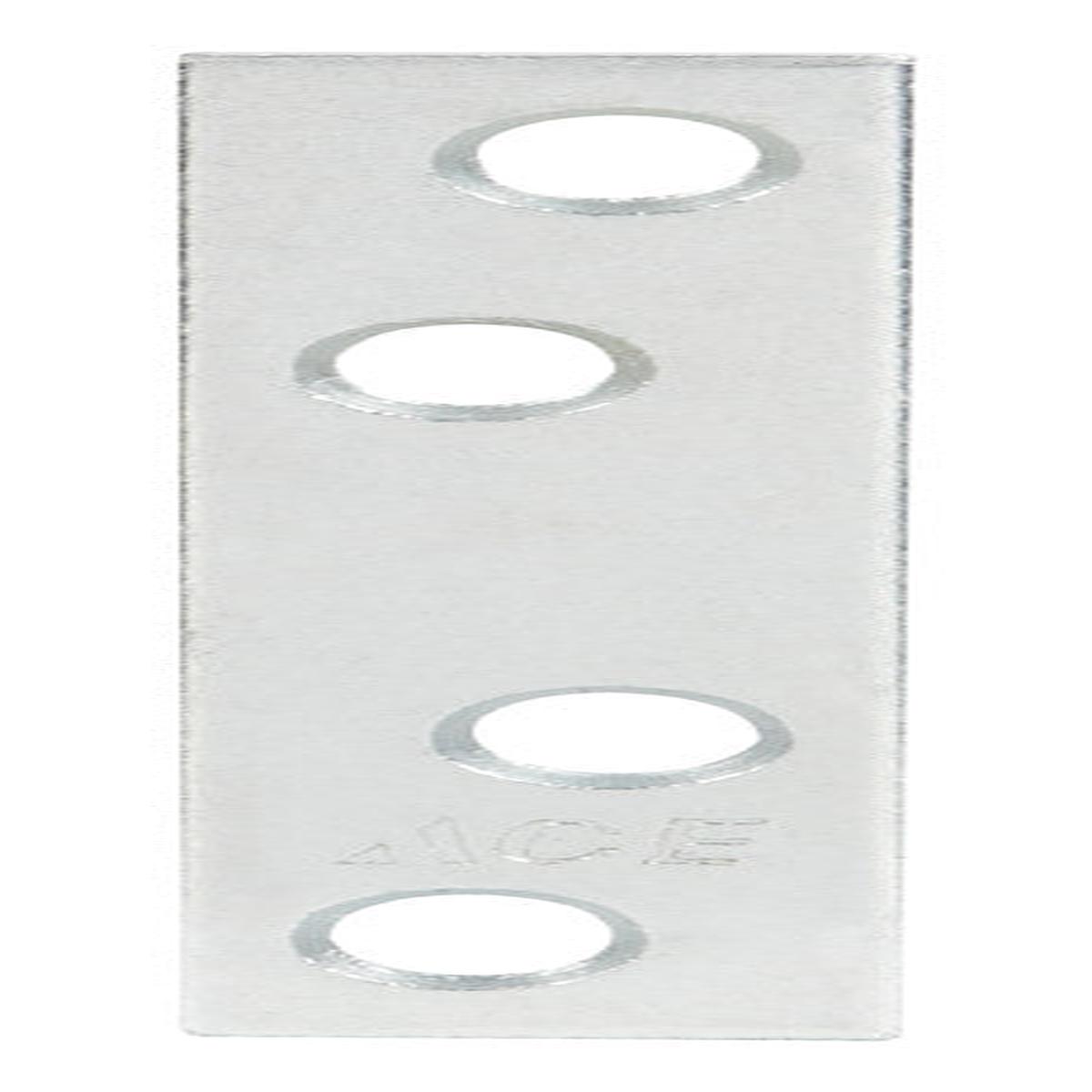 Ace 3 in. H X 5/8 in. W X .100 in. L Zinc Mending Brace, Pack of 25