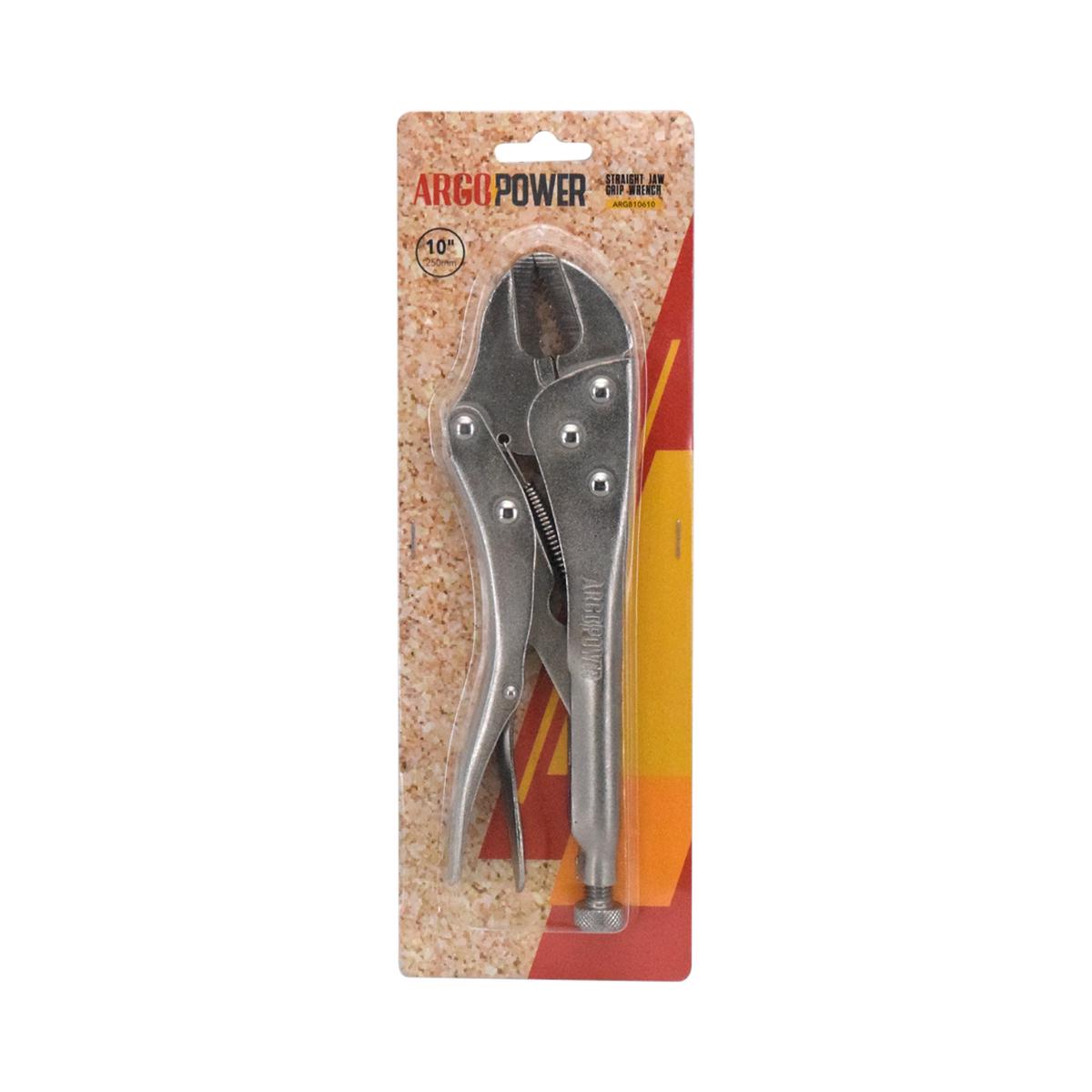 Argo Locking Pliers Straight Jaw 10″  Professional Tool