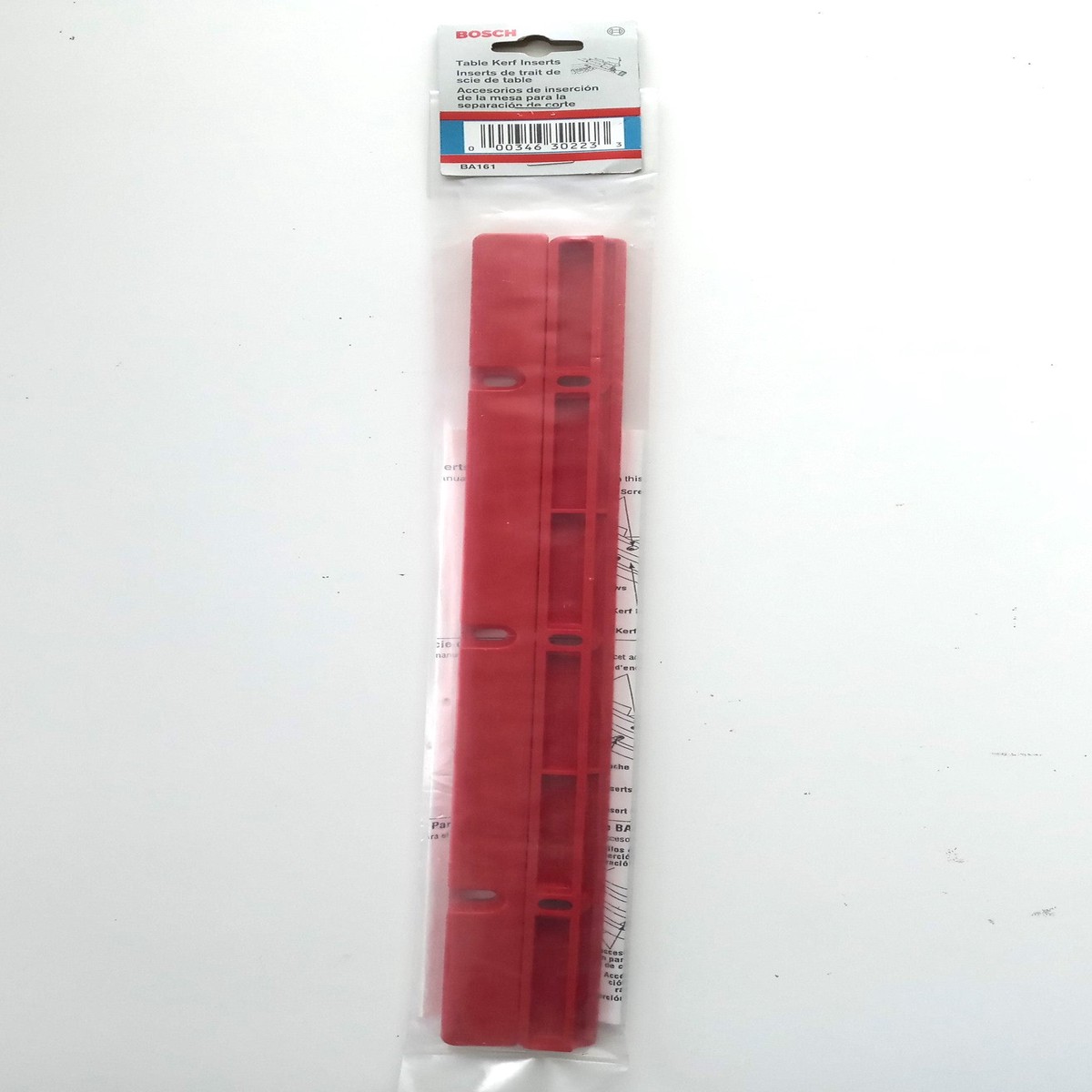 Bosch BA161 Replacement Kerf Inserts For 10″ Mitre Saw