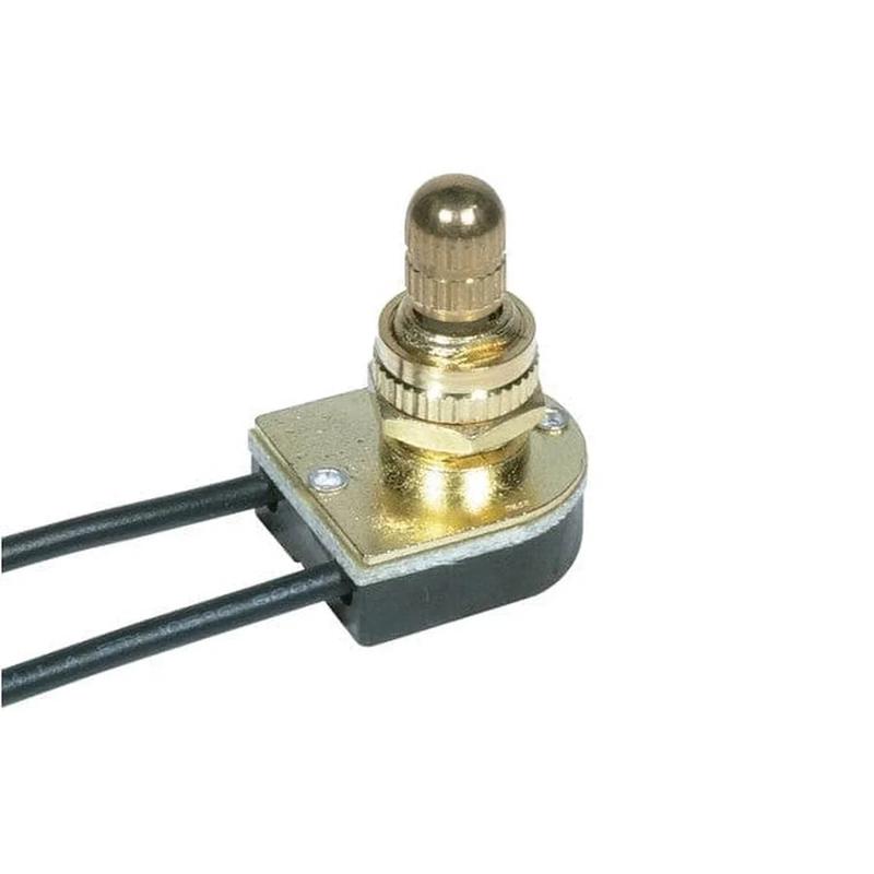 BRASS FINISH ON/OFF ROTARY SWI