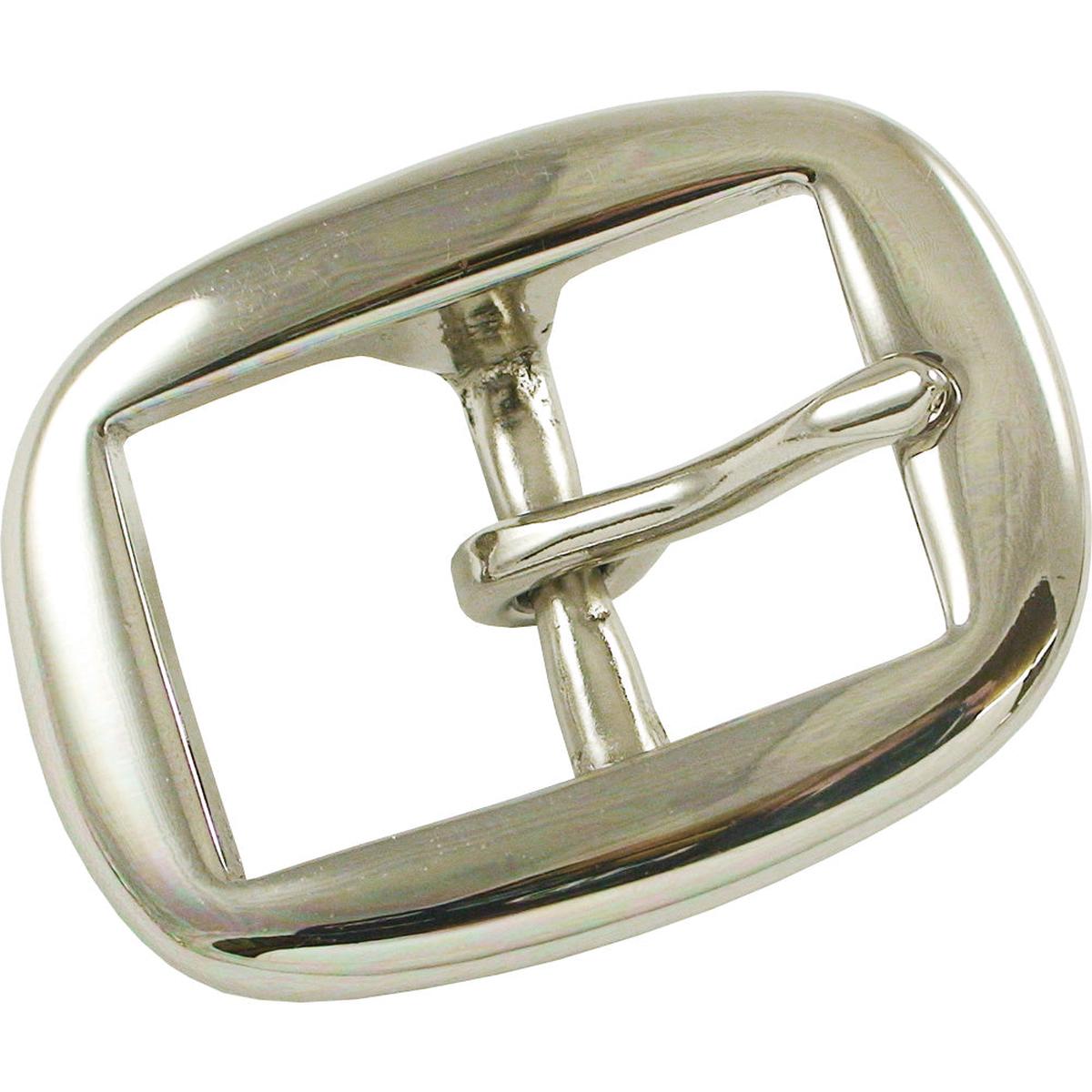 Buckle,CtrBar,Oval,Nickel,5/8″