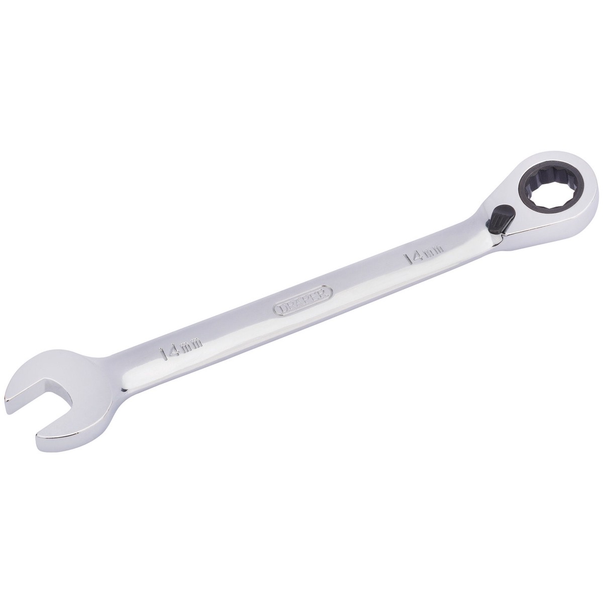 Draper 52002 Draper HI-TORQ Metric Reversible Ratcheting Combination Spanner, 14mm