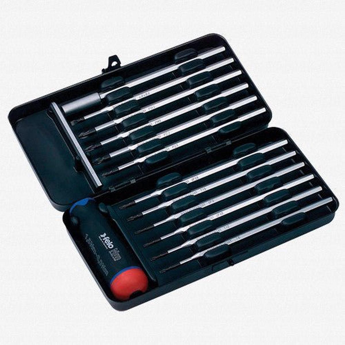 Felo Torque Limiting Screwdriver Set, 1.5 – 3.0 Nm (13-26 in/lbs), 14 Pieces