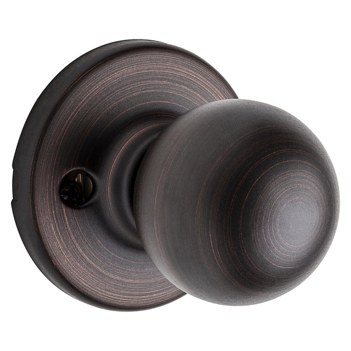 Kwikset 488P 11P V1 Dummy Knob 1-78 in Dia Knob Zinc Venetian Bronze
