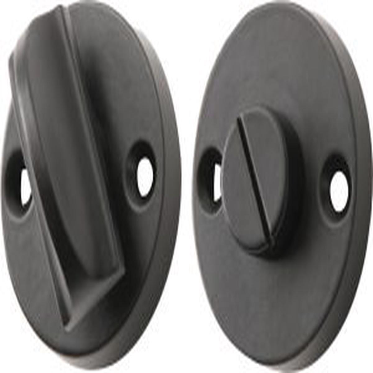 Round Privacy Turns by Tradco – D35mm | Matt Black