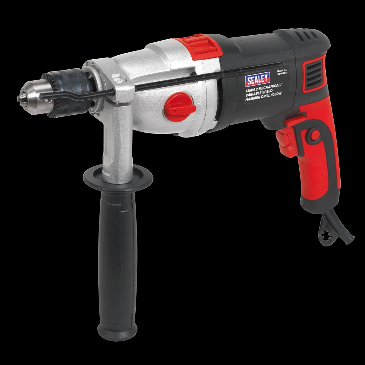 Sealey SD1000 13mm 2 Mechanical/Variable Speed Hammer Drill 1050W