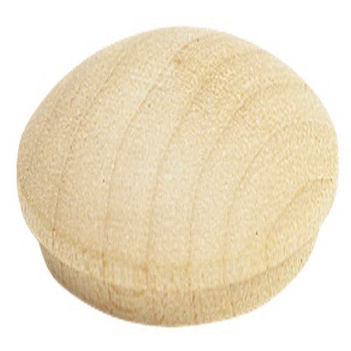 Waddell 840075 DP-10 Screw Hole Button 4 in L Birchwood Round Head