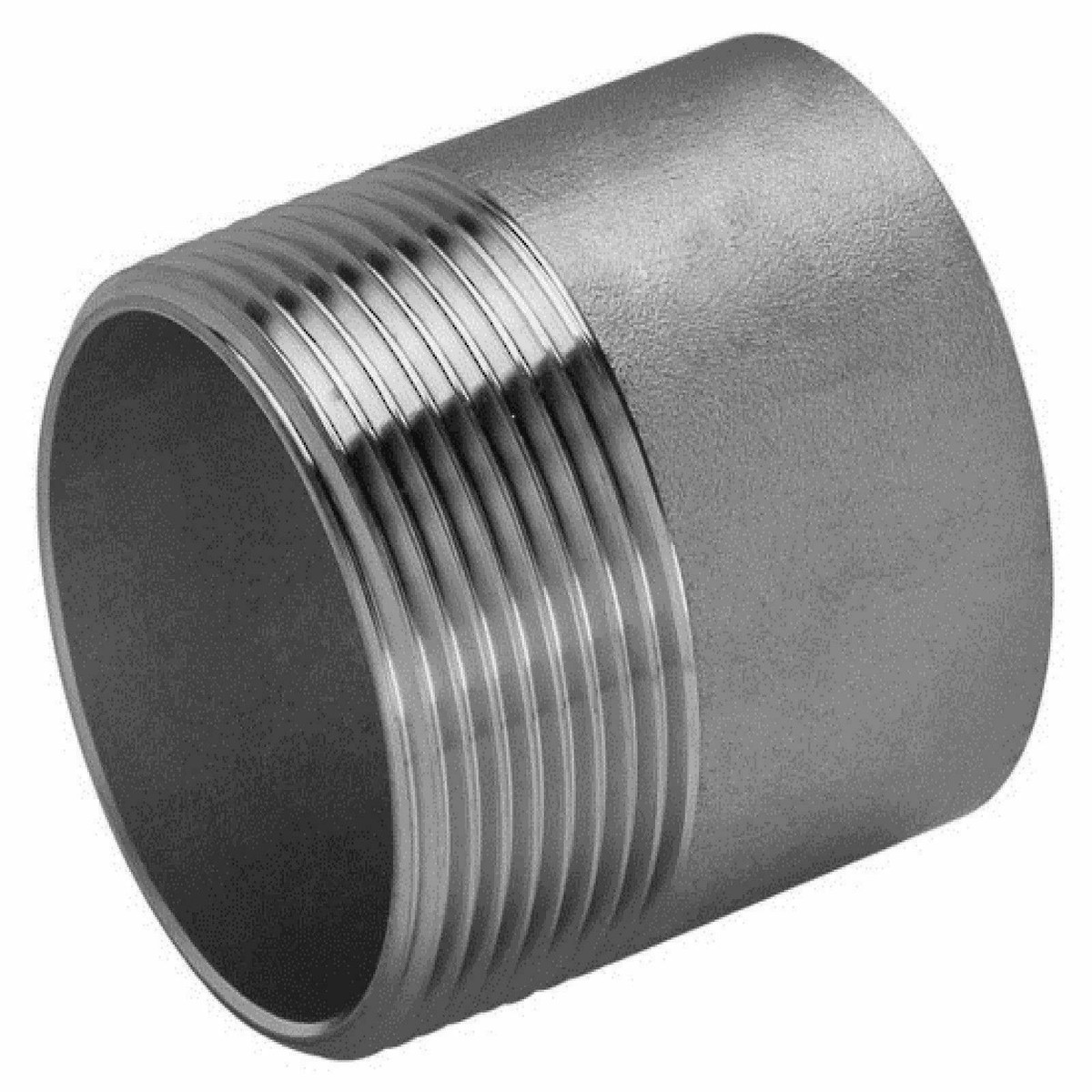 1 1/2″ BSP 316 STAINLESS STEEL TOE NIPPLE MALE THREAD WELD NIPPLE – 50mm LONG