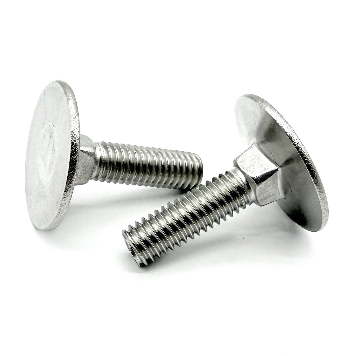 1/2″-13×2-1/2″ Stainless Steel Round Head Square Neck Elevator Bolt