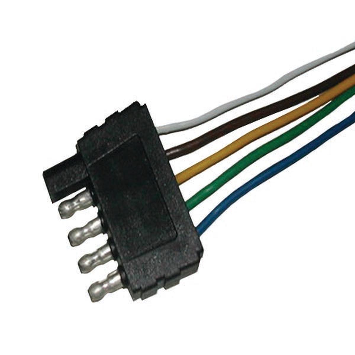 27020, 5 POLE FLAT MALE CONNECTOR