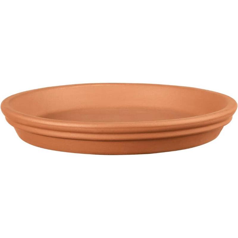 4″ Clay Planter Saucer – Terracotta