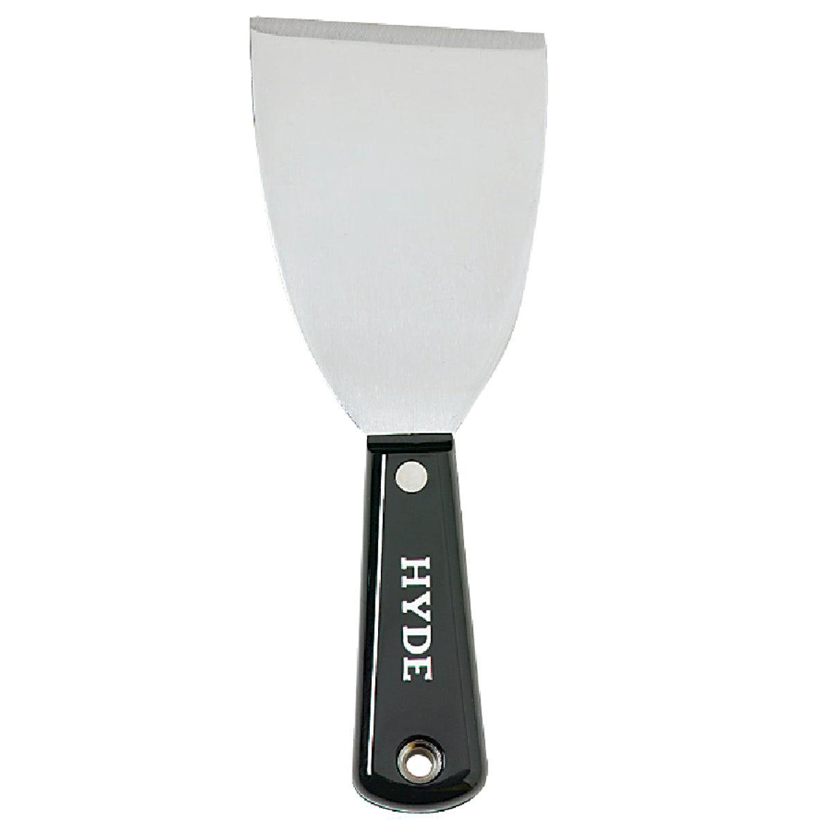 Hyde Black 038 Silver 3 In Stiff Chisel Scraper