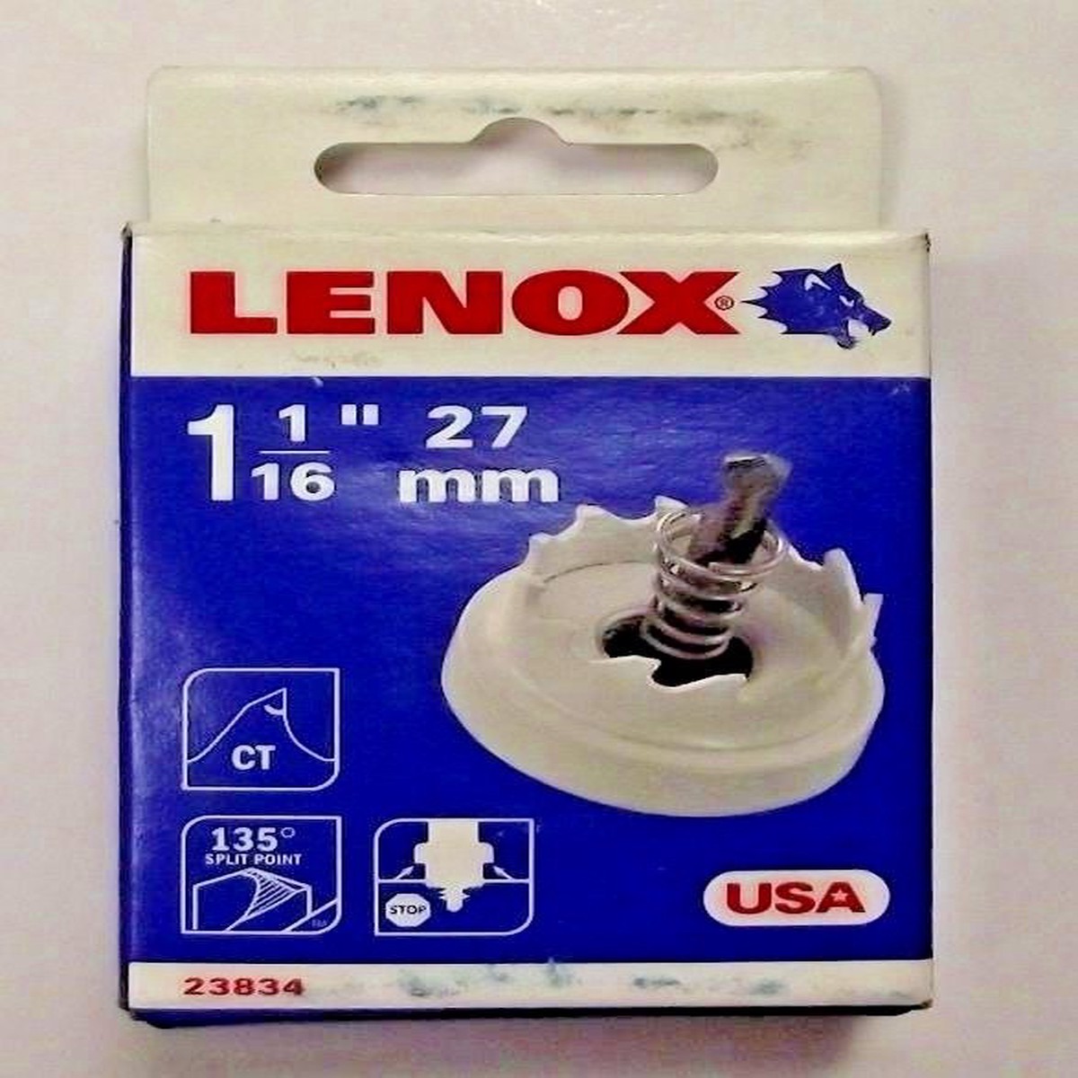 Lenox 1-1/16″ Carbide Hole Cutter Hole Saw 23834 USA