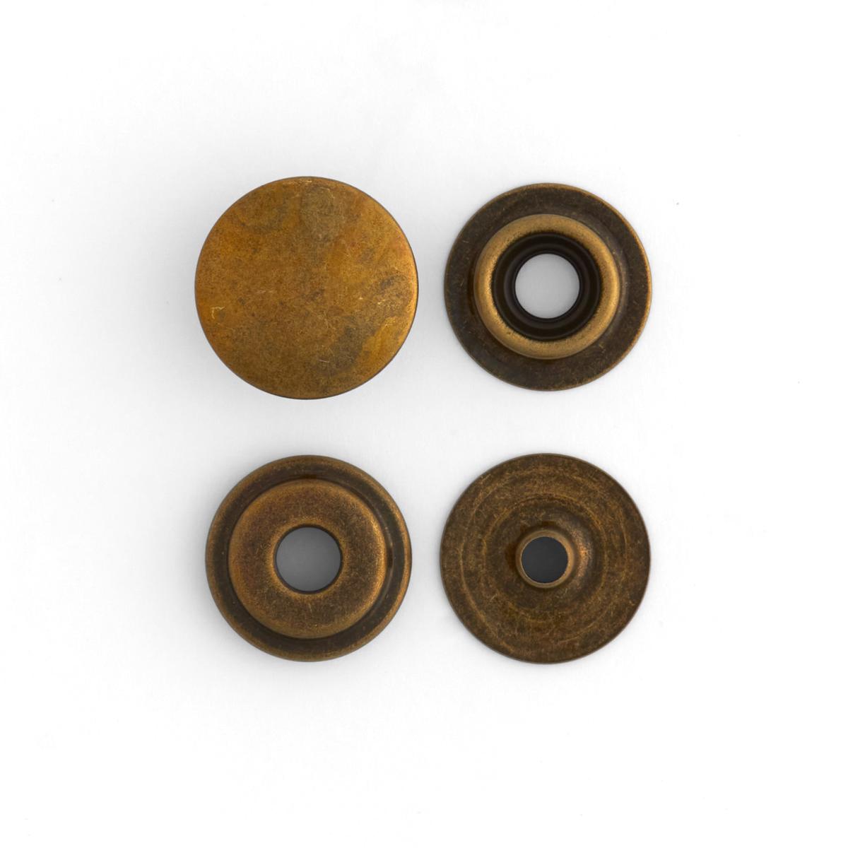 Line Snaps 10 Pack – Antique Brass Plate | Line 24